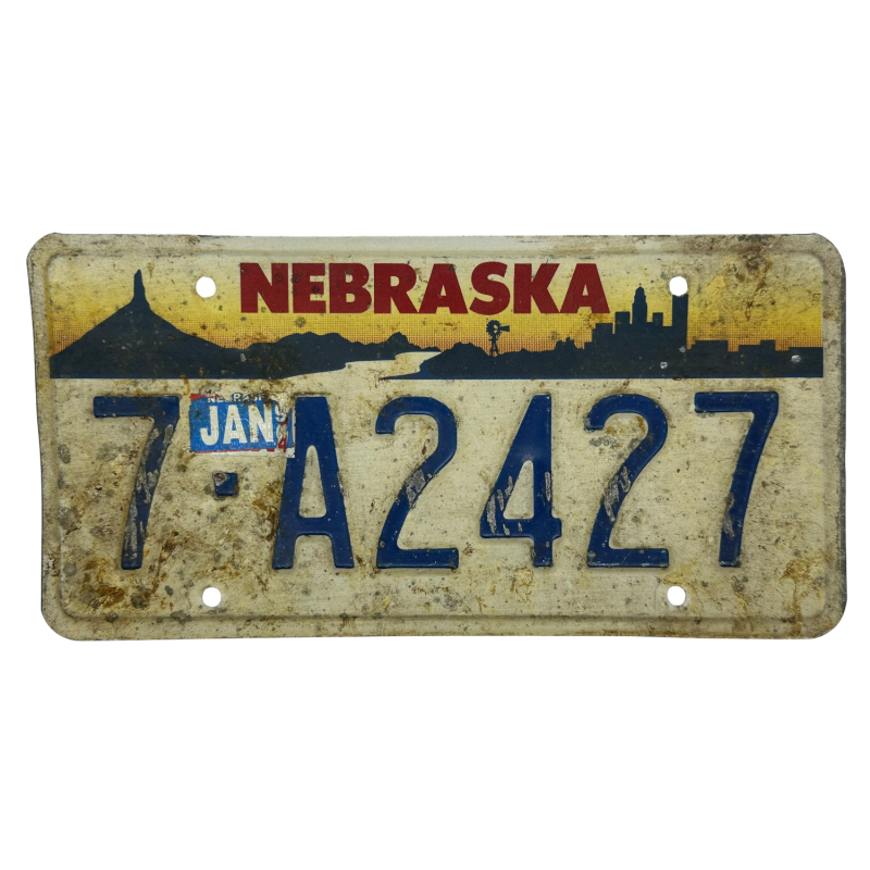 Placă de înmatriculare Nebraska