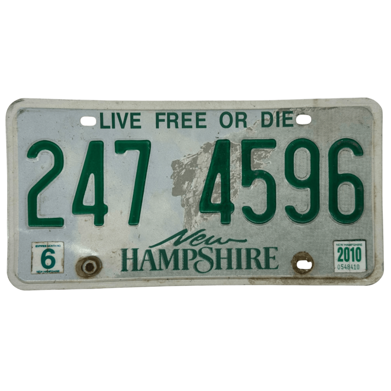 Placă de înmatriculare New Hampshire