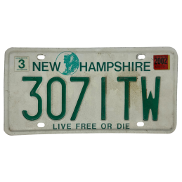 Placă de înmatriculare New Hampshire