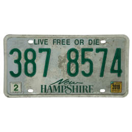 Placă de înmatriculare New Hampshire