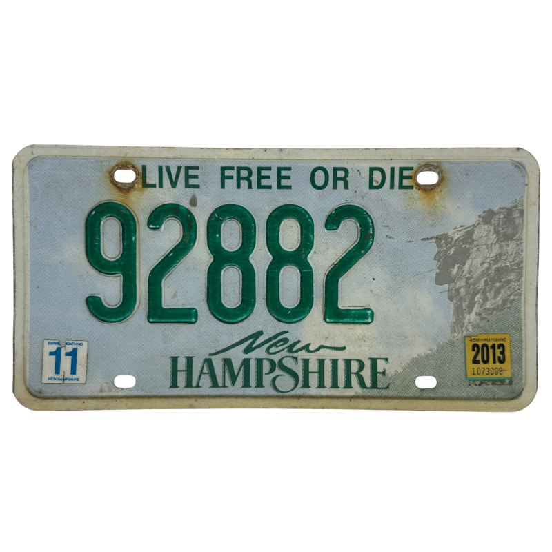 Placă de înmatriculare New Hampshire