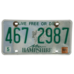 Placă de înmatriculare New Hampshire