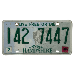 Placă de înmatriculare New Hampshire