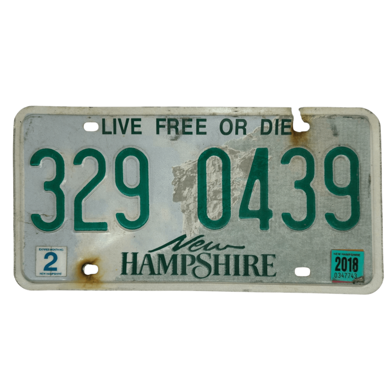 Placă de înmatriculare New Hampshire