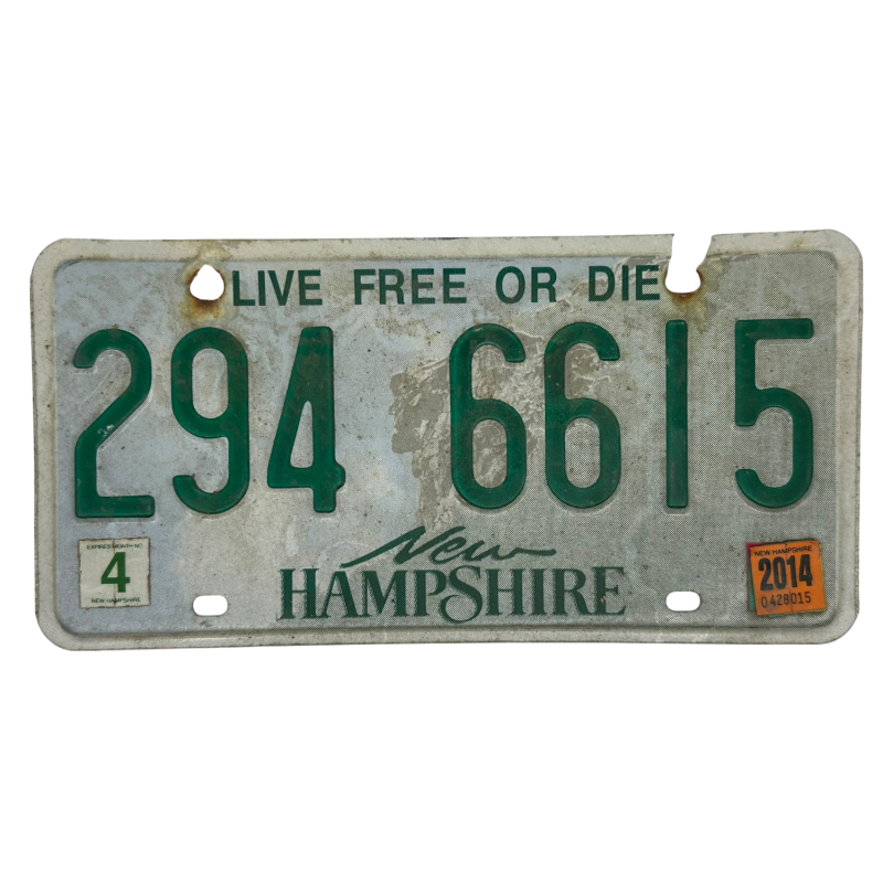 Placă de înmatriculare New Hampshire