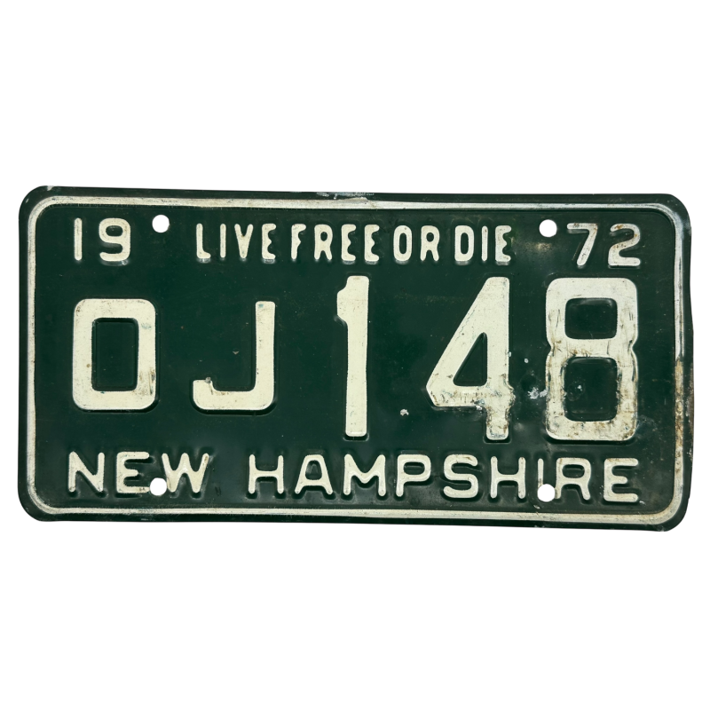 Placă de înmatriculare New Hampshire