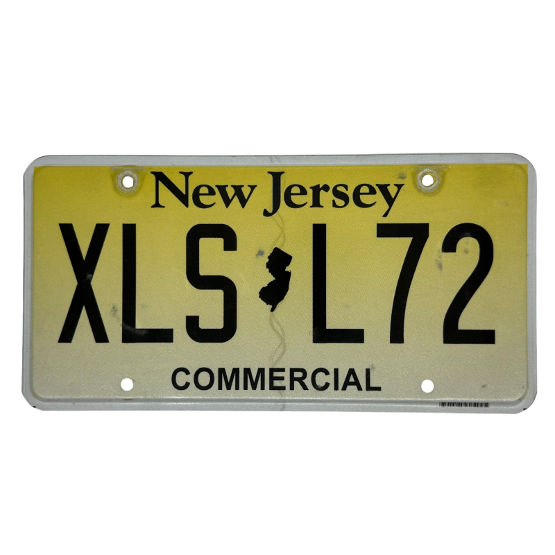 Placă de înmatriculare New Jersey