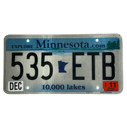 Placă de înmatriculare Minnesota