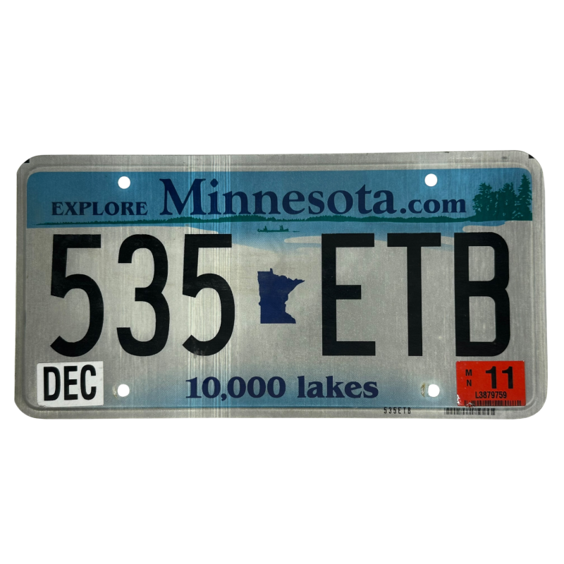 Placă de înmatriculare Minnesota