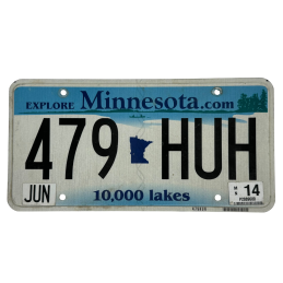 Placă de înmatriculare Minnesota