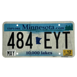 Placă de înmatriculare Minnesota