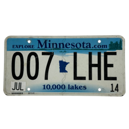 Placă de înmatriculare Minnesota