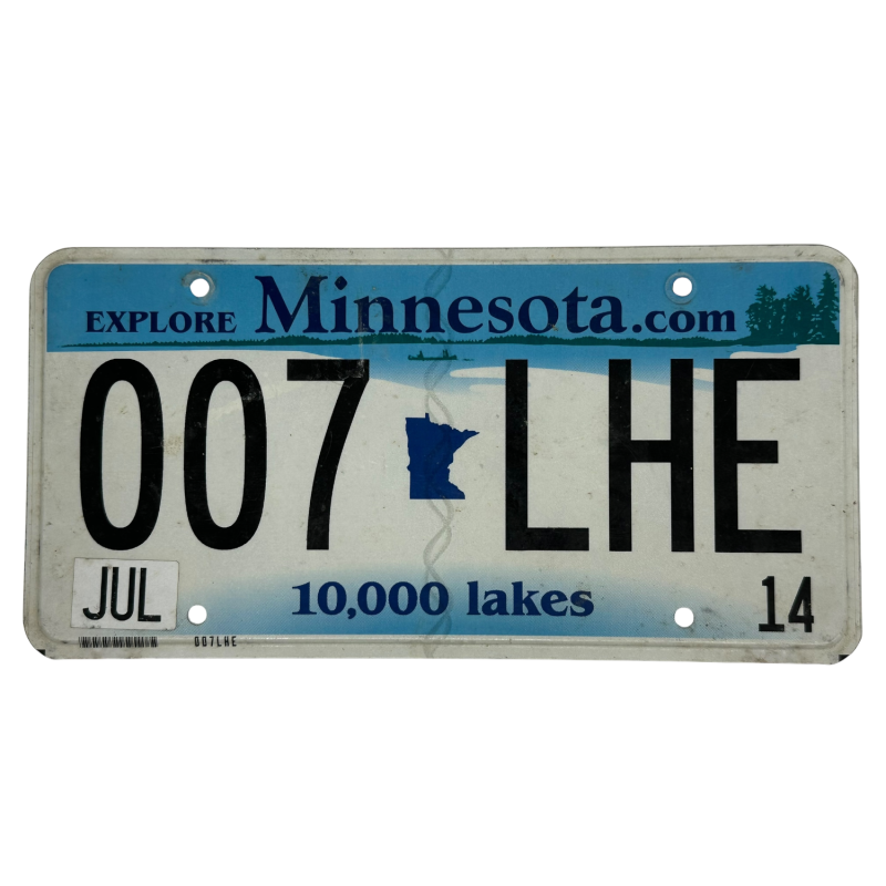 Placă de înmatriculare Minnesota