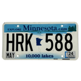 Placă de înmatriculare Minnesota