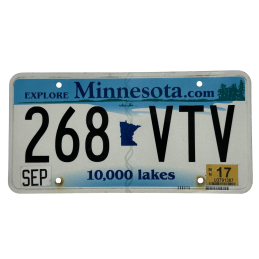 Placă de înmatriculare Minnesota