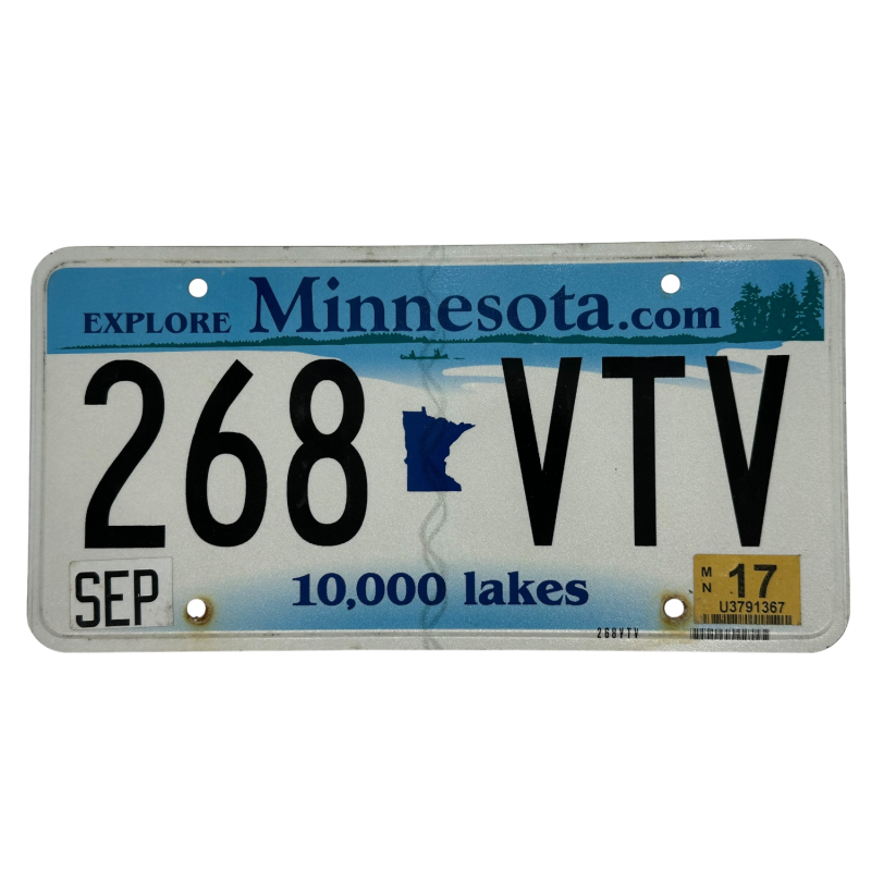 Placă de înmatriculare Minnesota