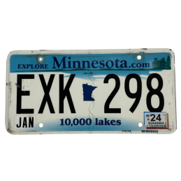 Placă de înmatriculare Minnesota