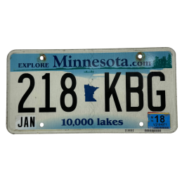 Placă de înmatriculare Minnesota