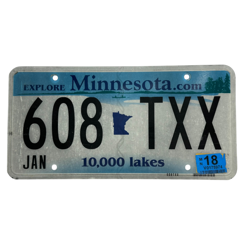Placă de înmatriculare Minnesota