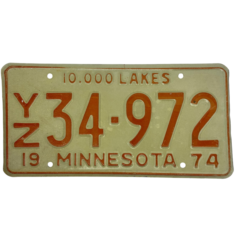 Placă de înmatriculare Minnesota