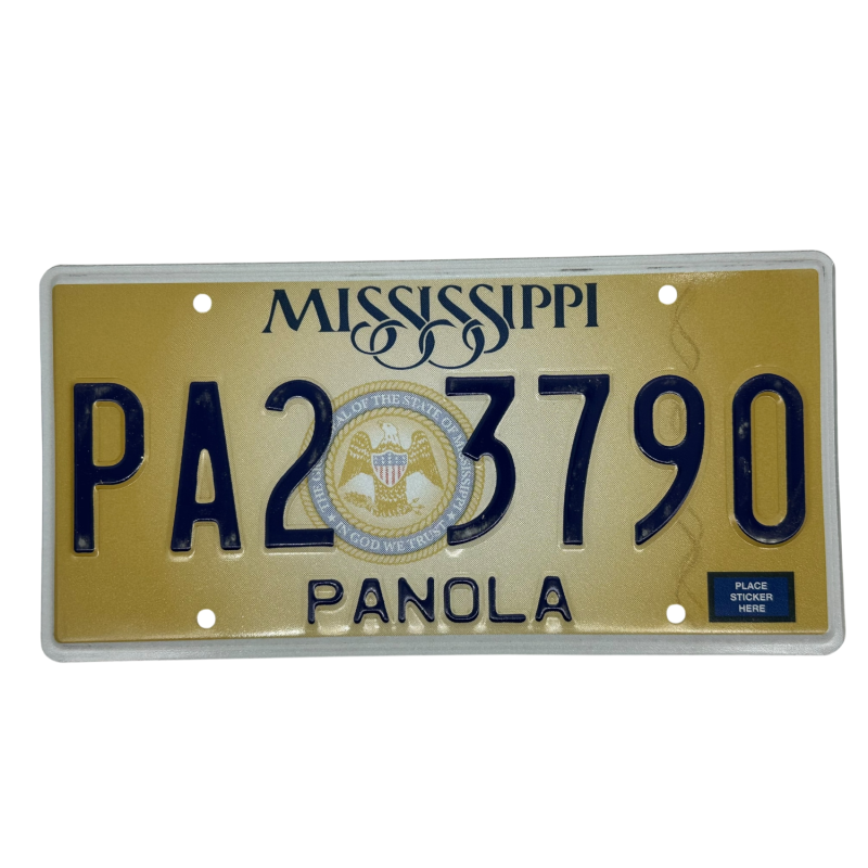Placă de înmatriculare Mississippi