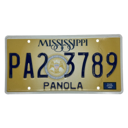 Placă de înmatriculare Mississippi