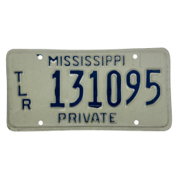 Placă de înmatriculare Mississippi