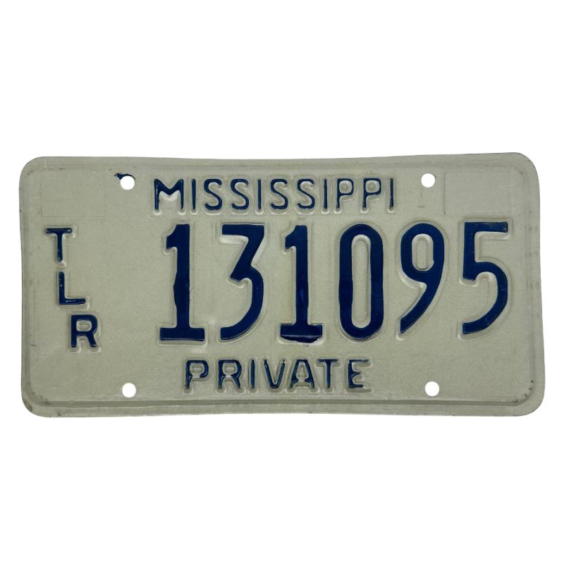 Placă de înmatriculare Mississippi