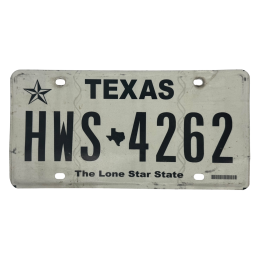 Placă de înmatriculare Texas