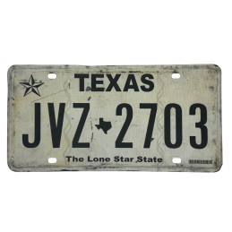 Placă de înmatriculare Texas