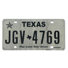 Placă de înmatriculare Texas