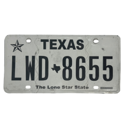 Placă de înmatriculare Texas
