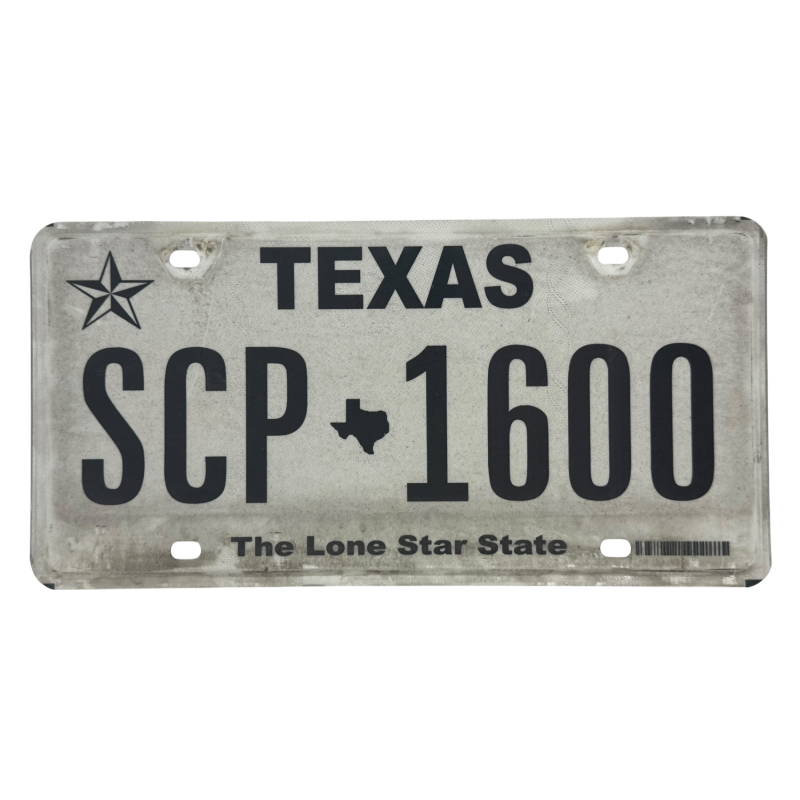 Placă de înmatriculare Texas