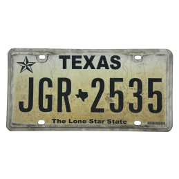 Placă de înmatriculare Texas