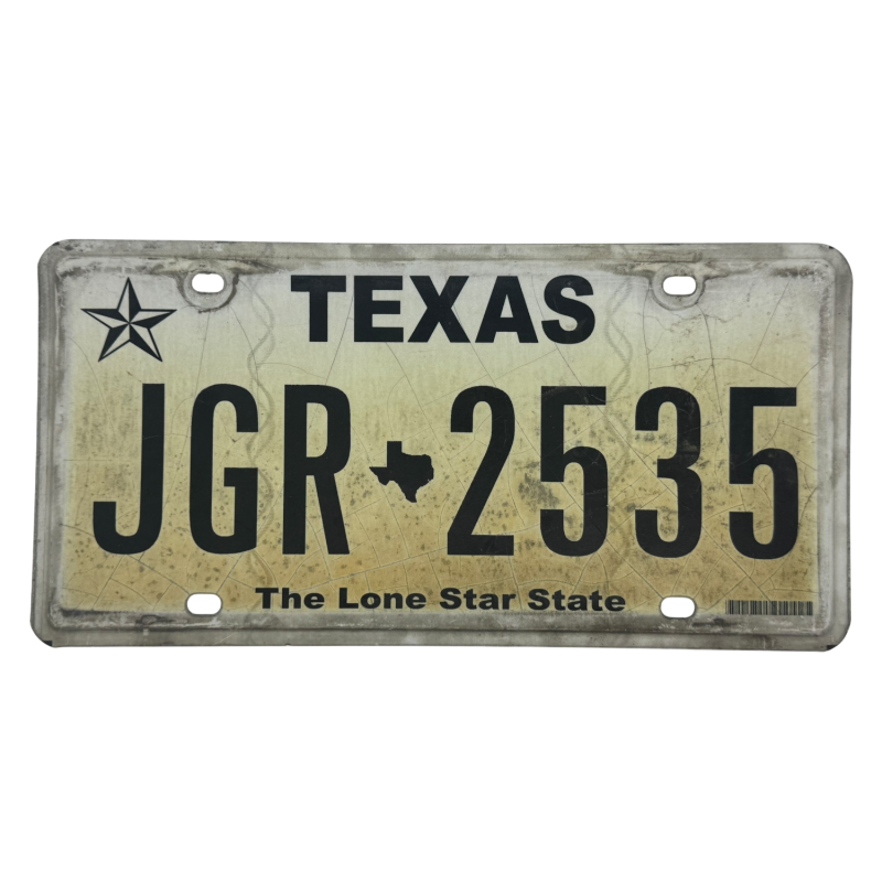 Placă de înmatriculare Texas
