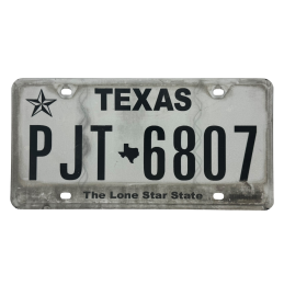 Placă de înmatriculare Texas