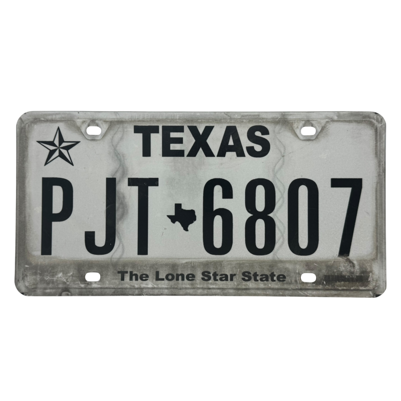 Placă de înmatriculare Texas