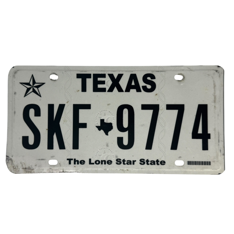 Placă de înmatriculare Texas