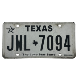 Placă de înmatriculare Texas