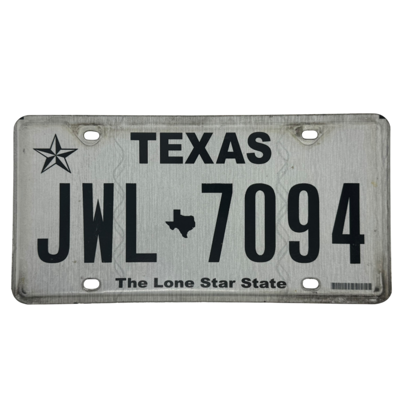 Placă de înmatriculare Texas