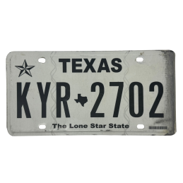 Placă de înmatriculare Texas