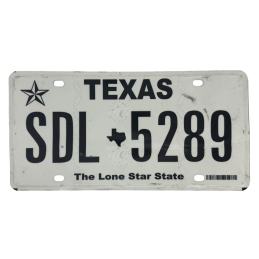 Placă de înmatriculare Texas