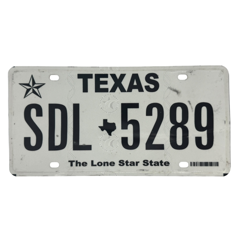 Placă de înmatriculare Texas
