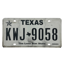 Placă de înmatriculare Texas