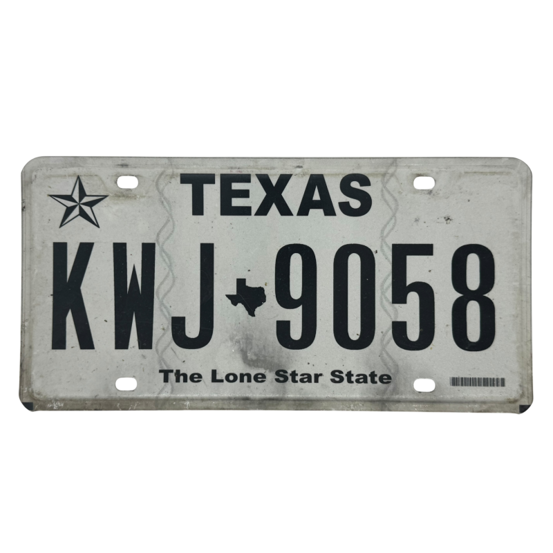 Placă de înmatriculare Texas