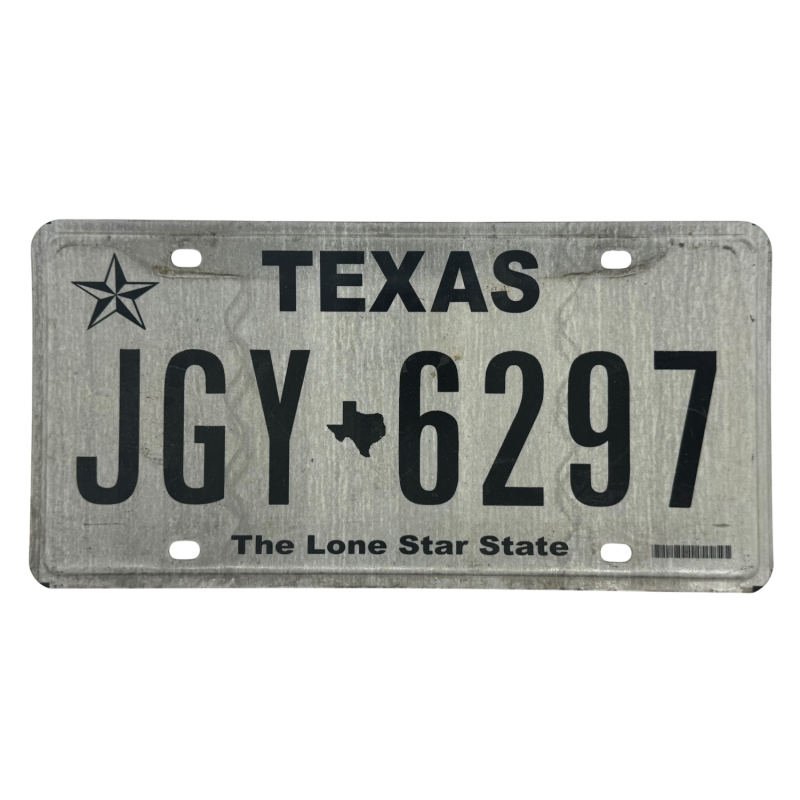 Placă de înmatriculare Texas