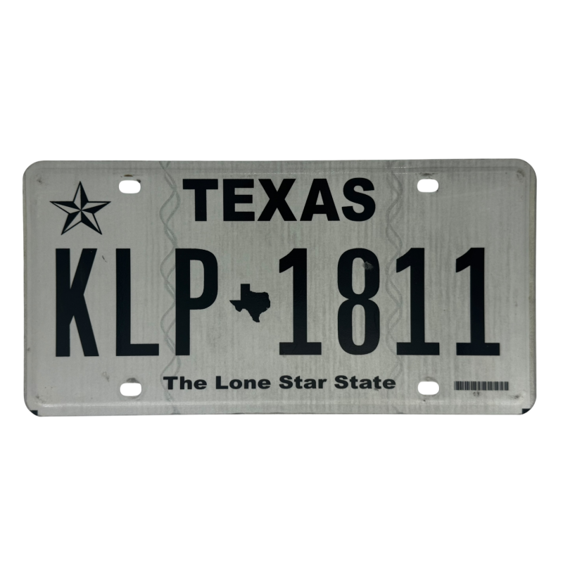 Placă de înmatriculare Texas