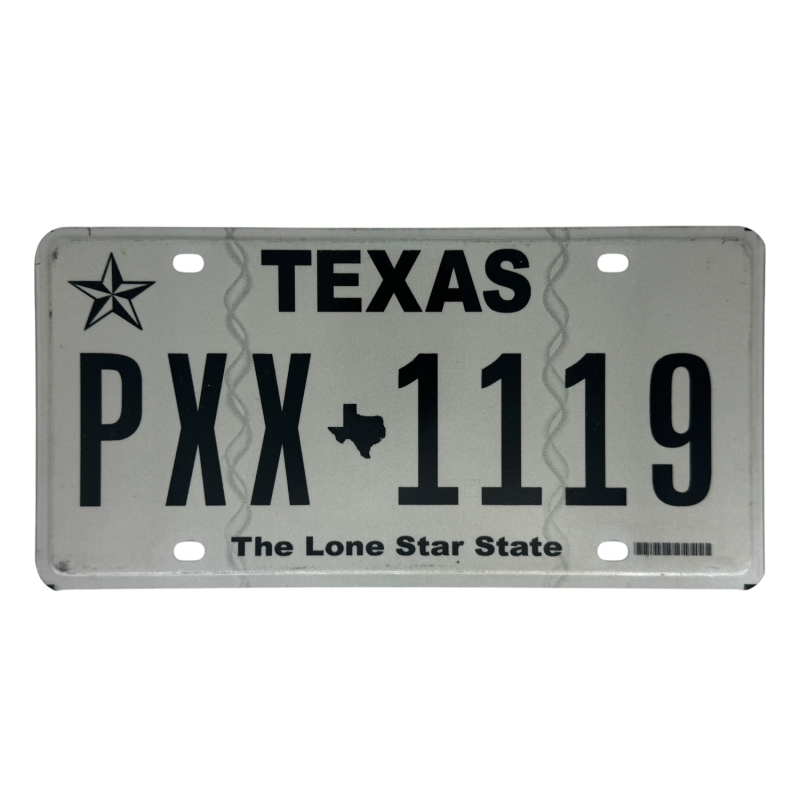 Placă de înmatriculare Texas