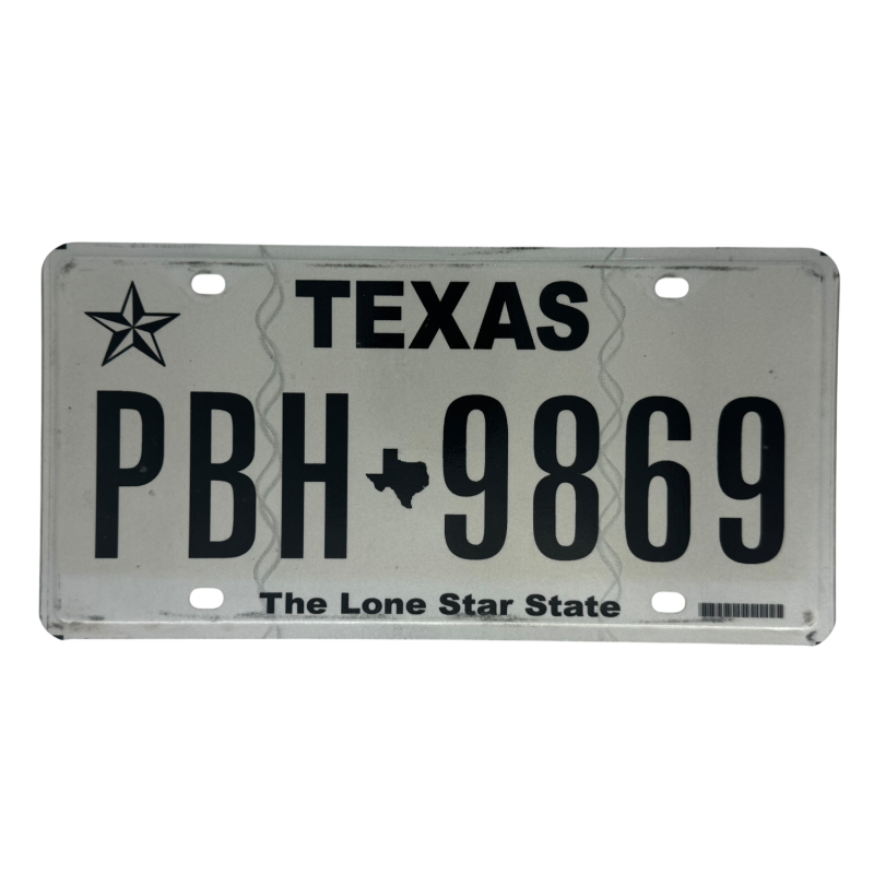 Placă de înmatriculare Texas