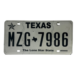 Placă de înmatriculare Texas